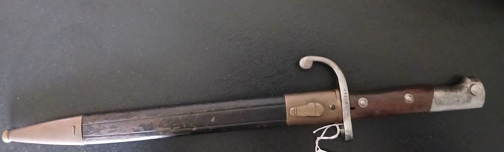 Ba&iuml;onnette 1908 br&eacute;sil mauser 