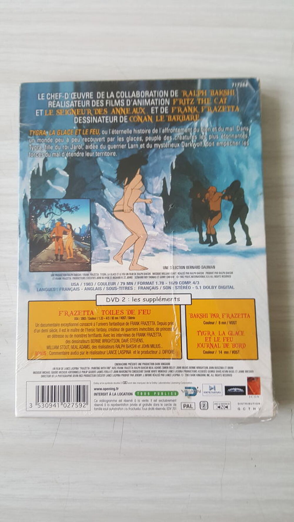 DVD TYGRA LA GLACE ET LE FEU DVD et blu-ray