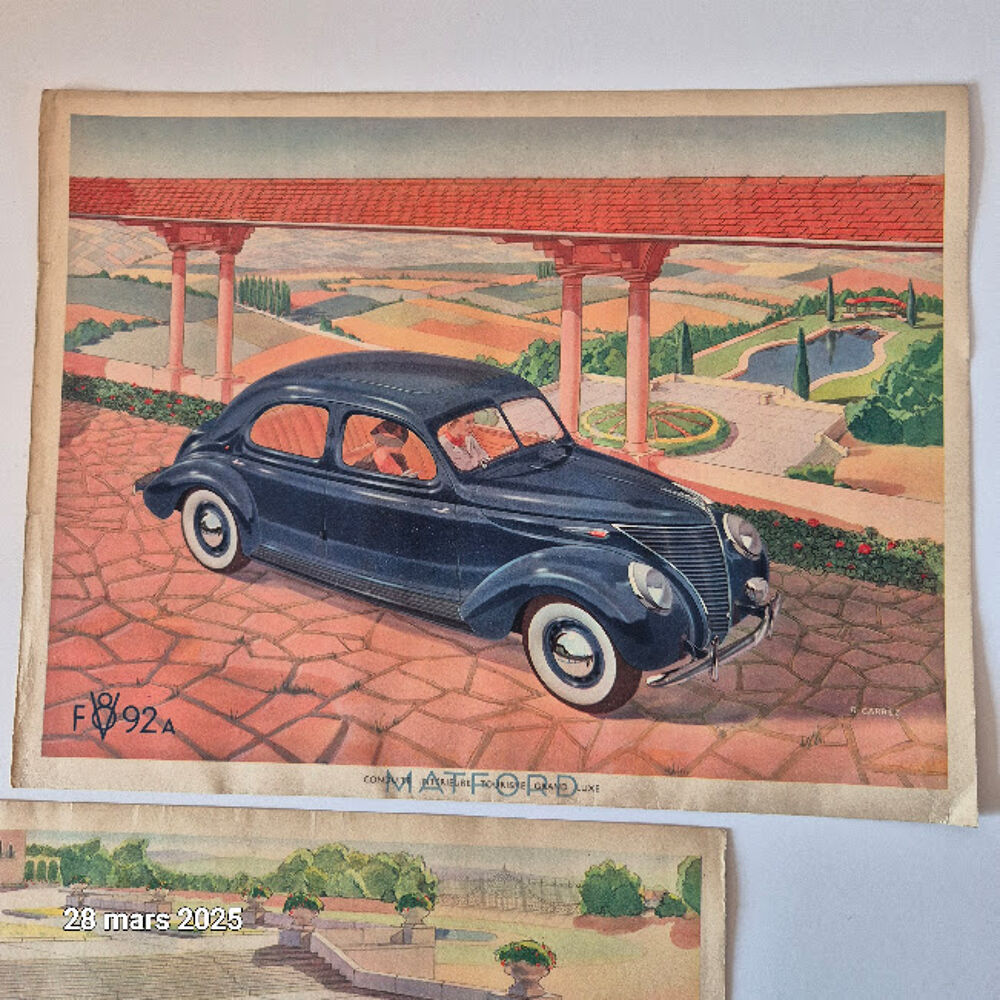 Belles publicit&eacute;s sur les automobiles Mattford, Fv892a et Fv 