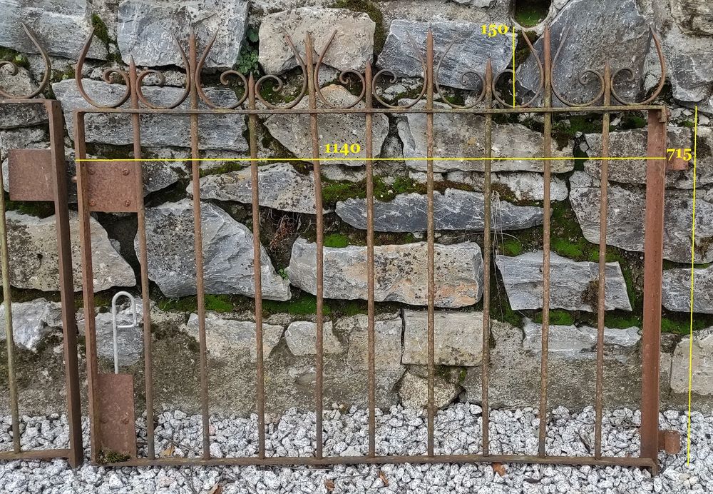 Portail ancien En Fer Forg&eacute; Jardin