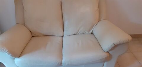 Canap� en cuir + repose pieds 95 Al�s (30)