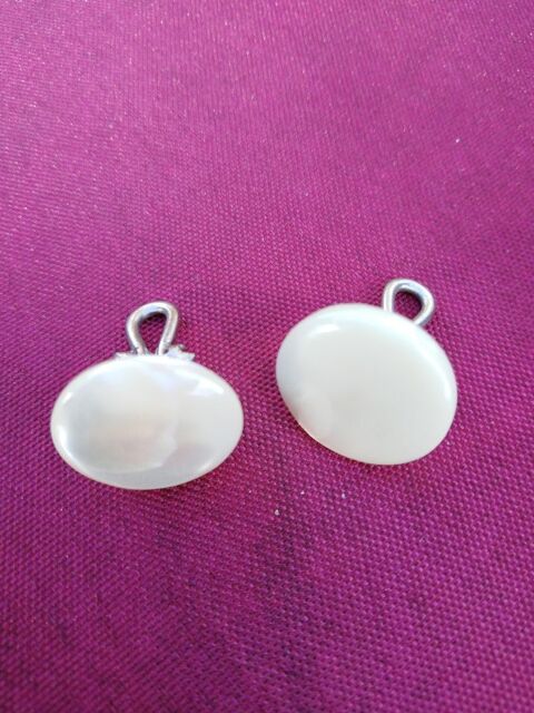 Boutons de manchette anciens (n°1) 4 Avermes (03)