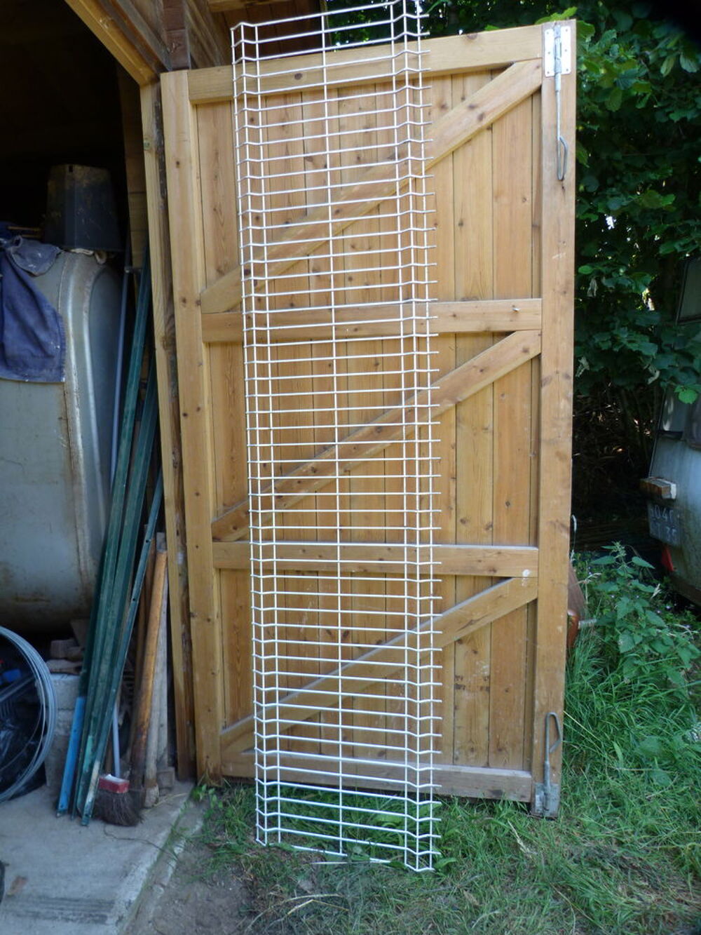 Grillage rigide blanc Jardin