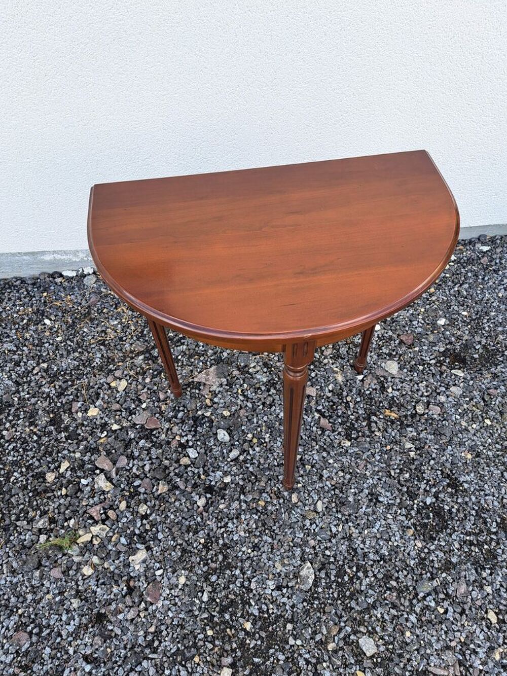 Console bois demi-lune Meubles