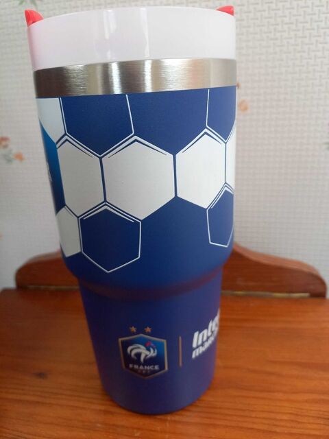 Mug isotherme aux couleurs de l'Equipe de France Barfleur (50)