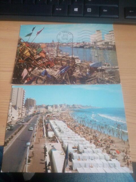 LOT DEUX CARTES DES SABLES D OLONNES 5 Levainville (28)