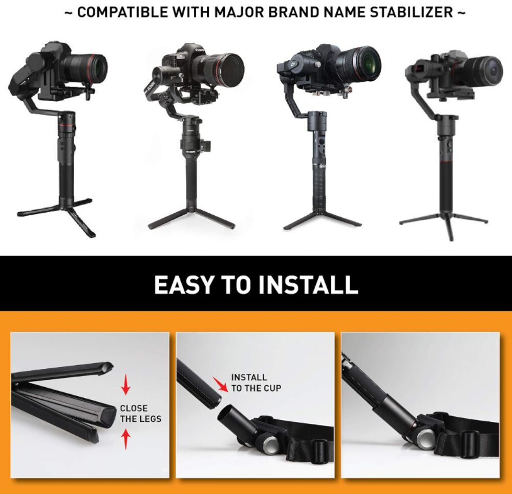 Ceinture support stabilisateur vid&eacute;o Gimbal - MogoCrane Photos/Video/TV