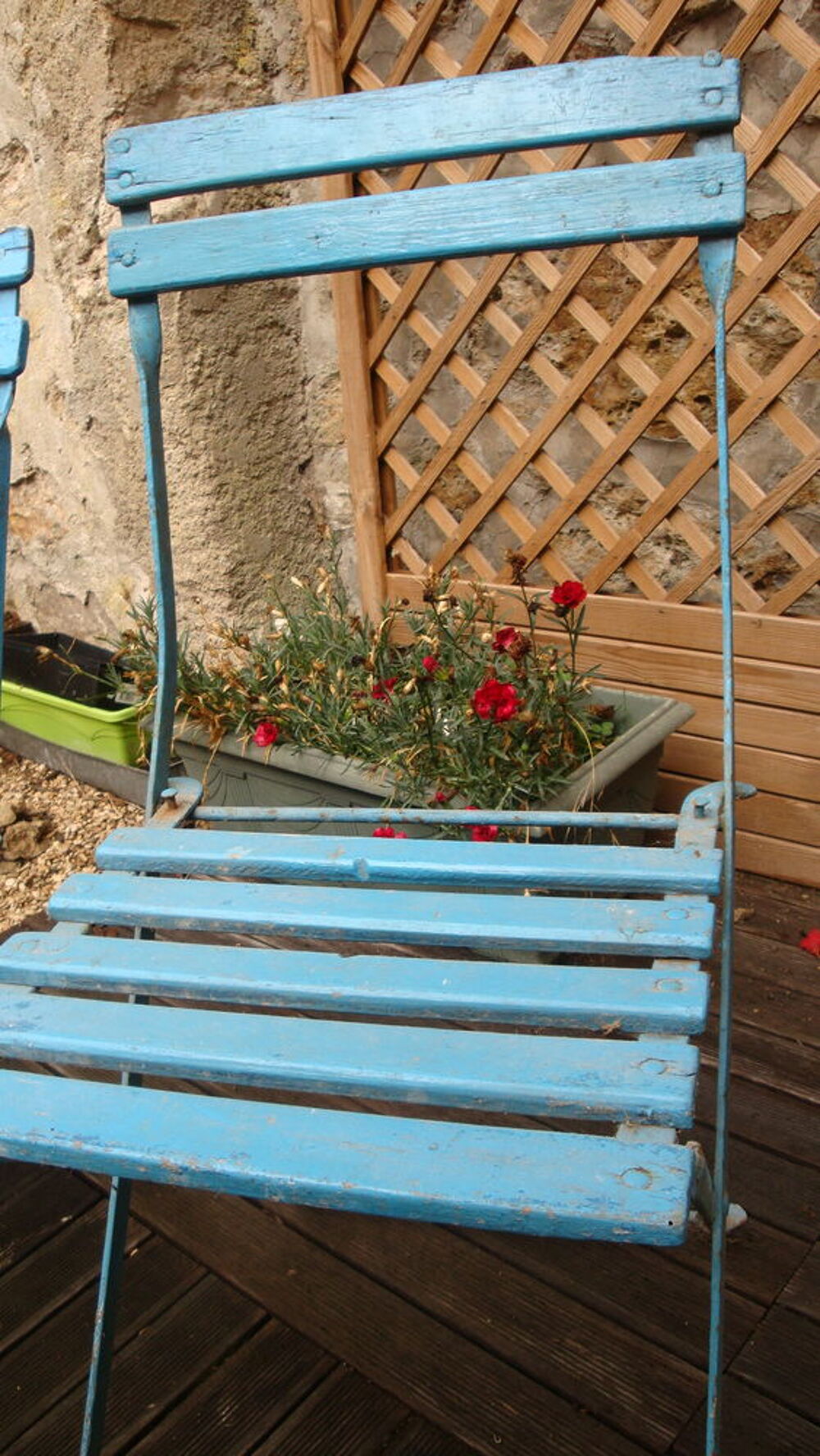 CHAISE ANCIENNES DE JARDIN Meubles