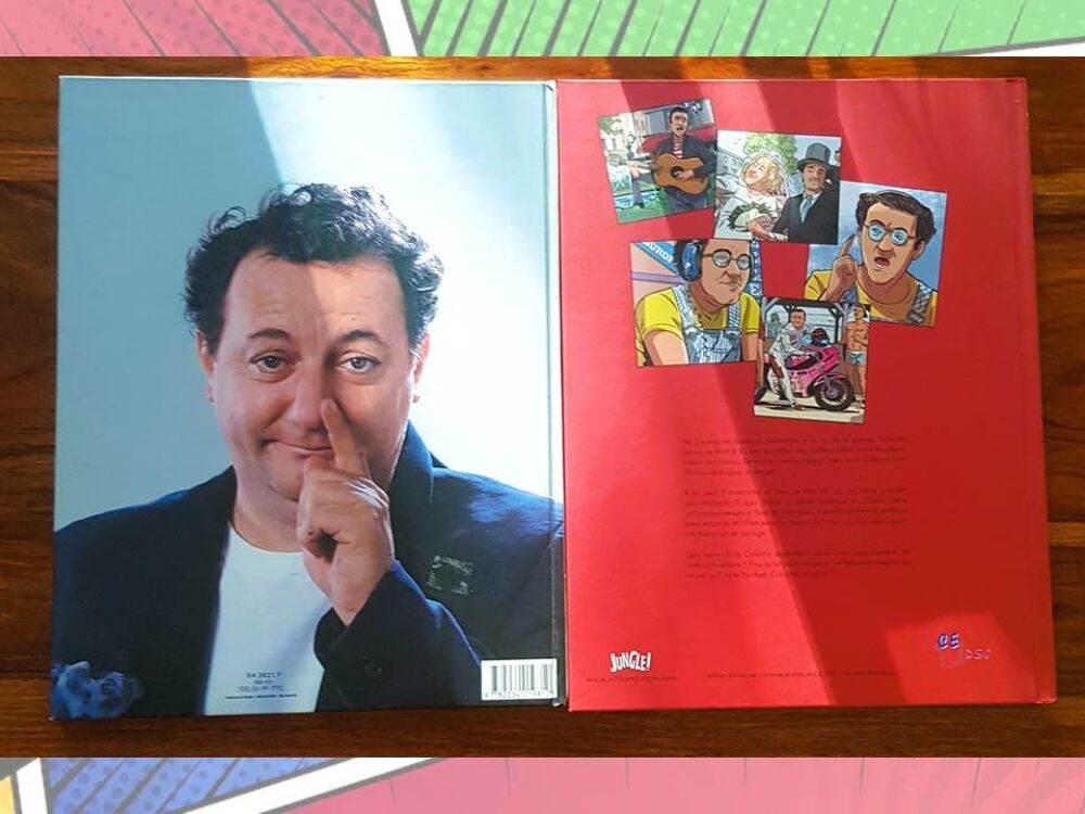 Coluche - Lot 2 grand livres + 1 offert - Biographie Livres et BD