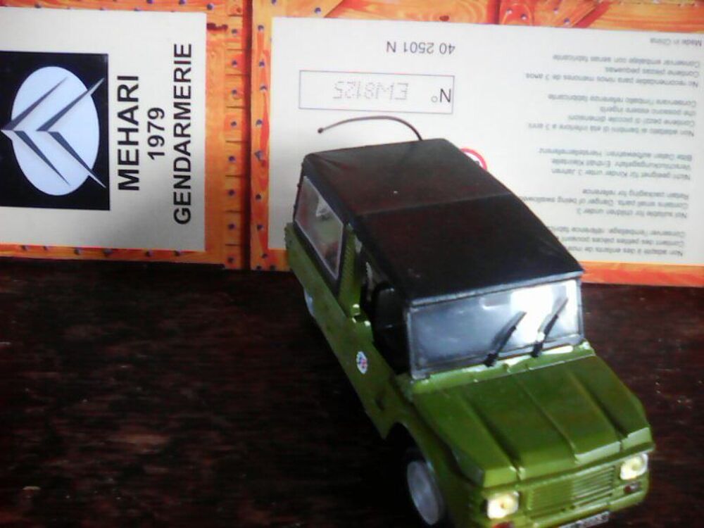Voiture Mehari Gendarmerie 1979 Norev 1/43 