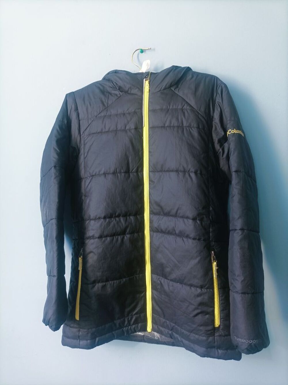 Doudoune gar&ccedil;on L 14 ans Columbia noir technique sport ski T Vêtements enfants
