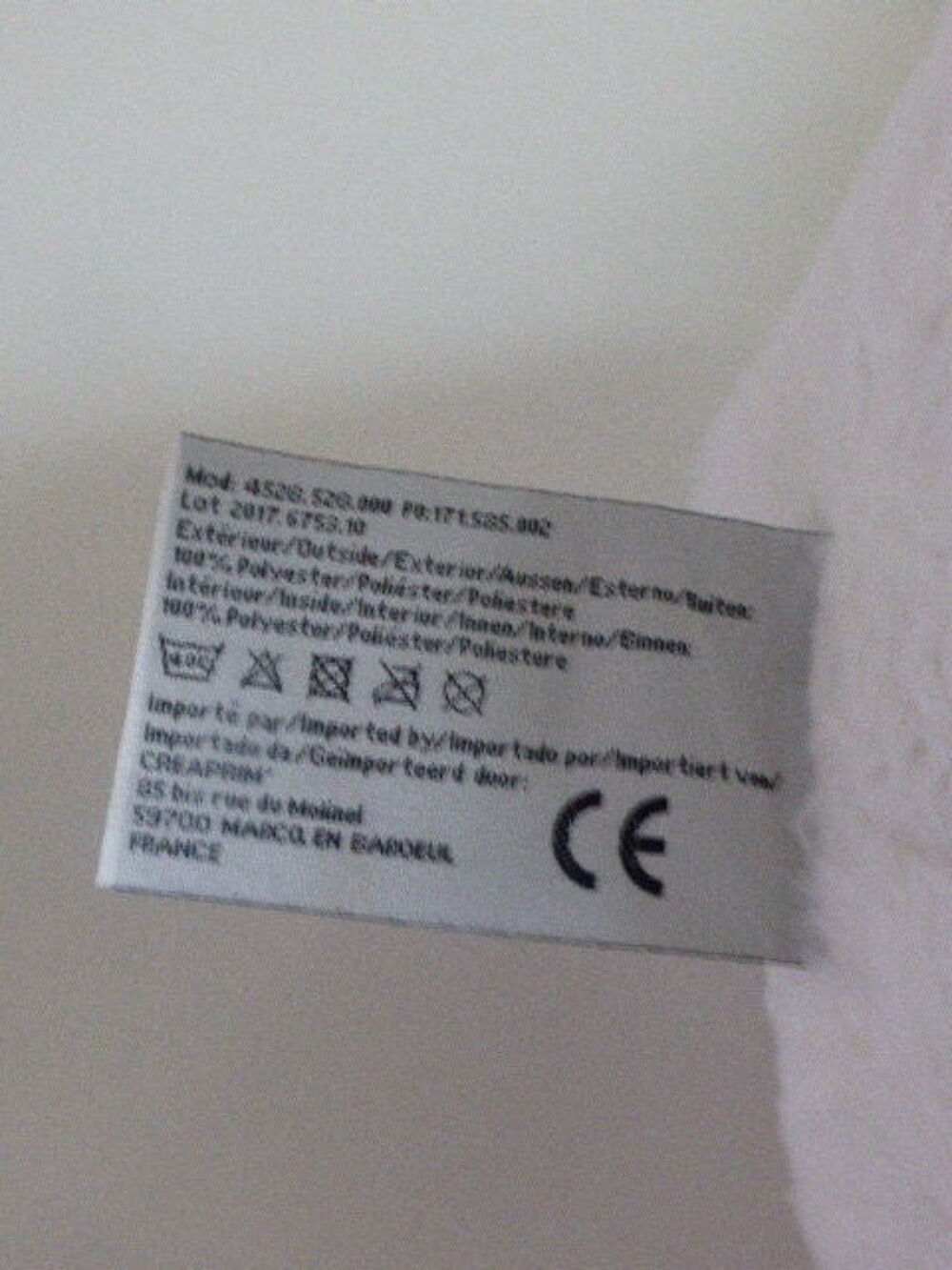 peluche lapin blanc foulard bleu etoiles CYRILLUS Jeux / jouets