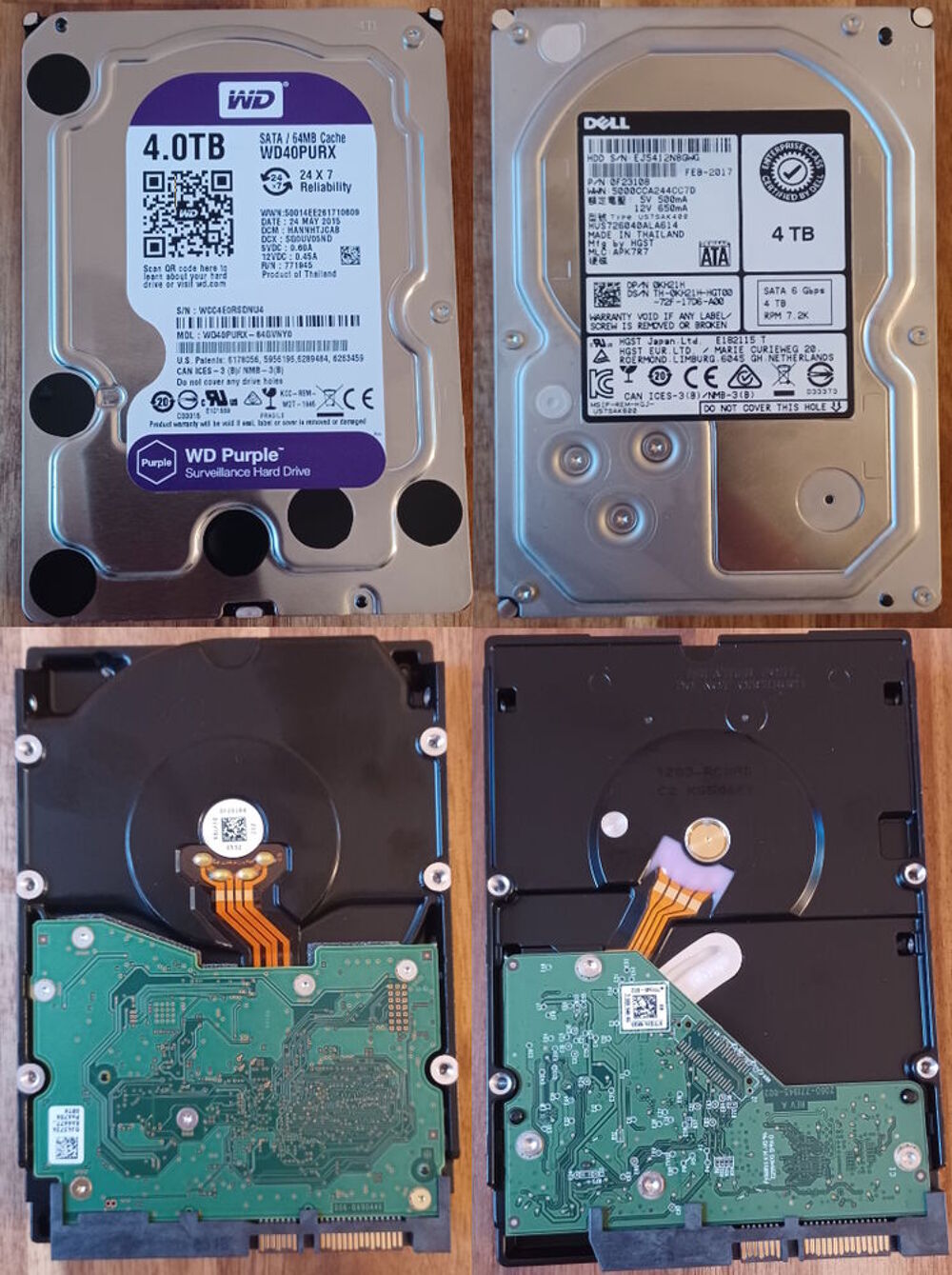 Disque dur HDD 4 To 3.5 pouces 4To Matériel informatique
