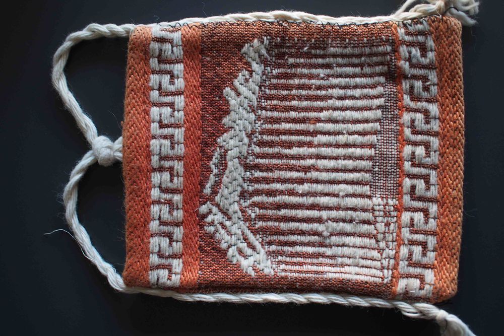 Sac canevas motif grec 