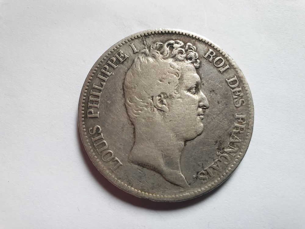 Pi&egrave;ce 5 francs 1831 k (Bordeaux) argent 