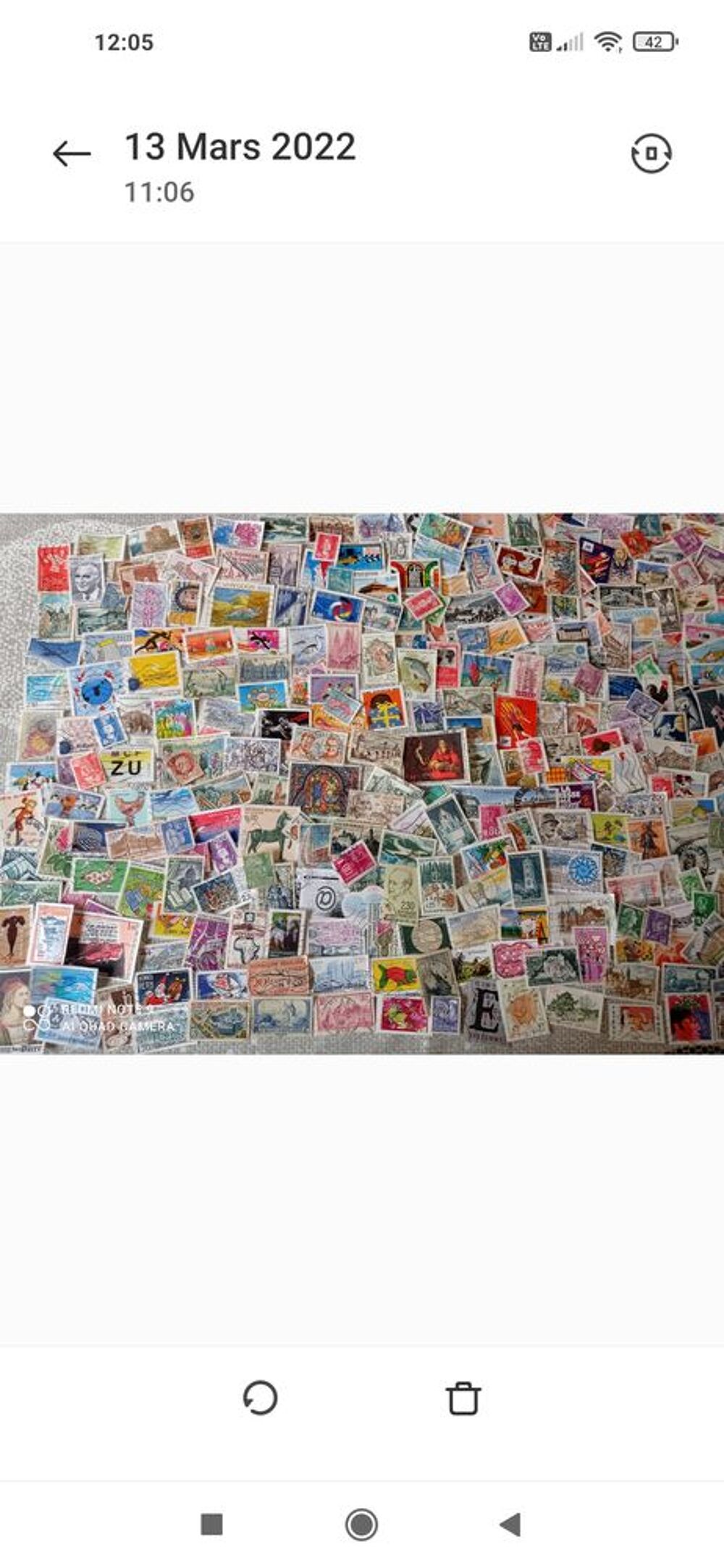 1000 timbres de France 