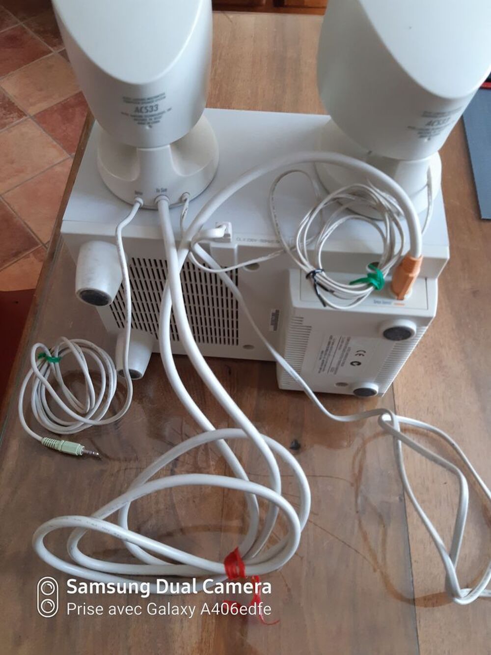 Enceintes et caisson de basses Altec ACS33 Audio et hifi
