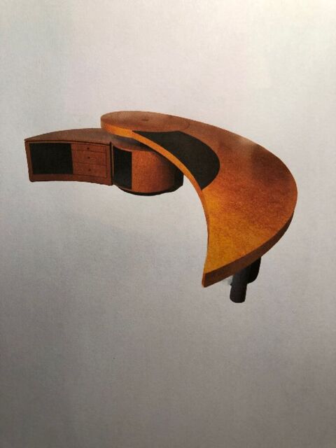 bureau Loupe d'orme/ rare
Long. 3.20
Biblio/2sieges /  2500 Saint-Maur-des-Foss�s (94)