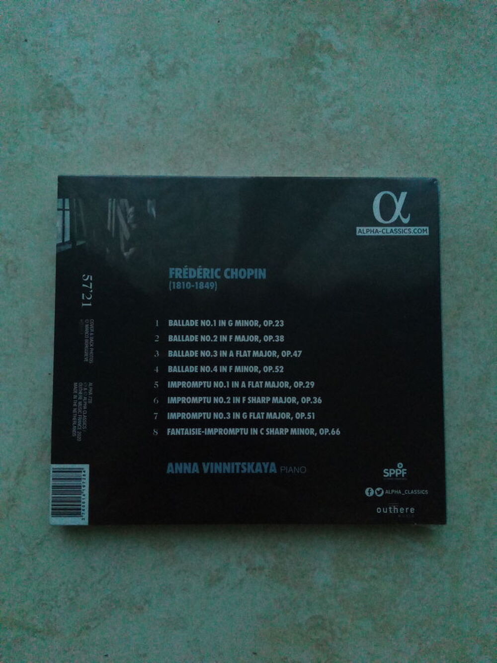 CD Chopin par Anna Vinnitskaya (Neuf) CD et vinyles