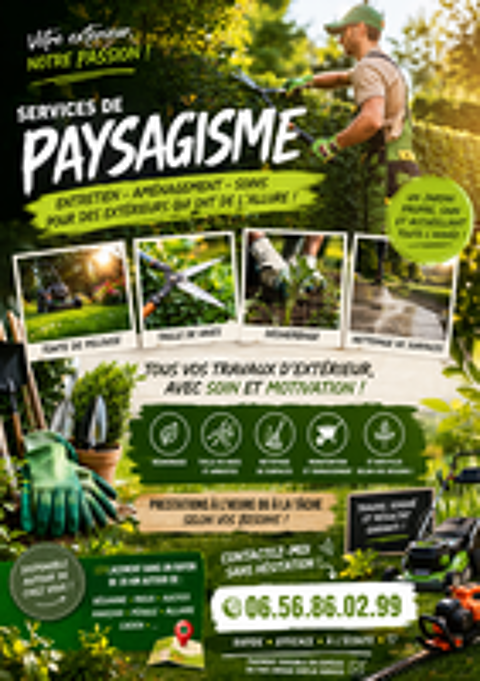  Je propose mes compétences en paysagisme !?? 