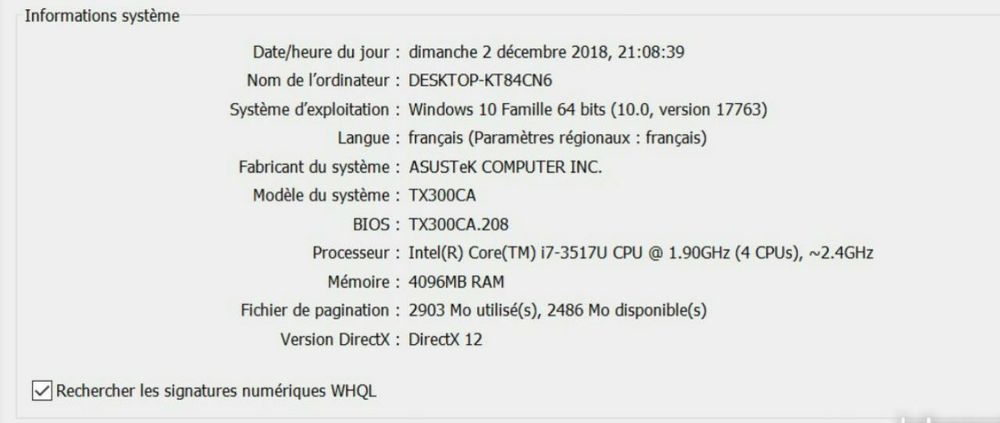 Pc Tablette Asus (2 en 1) Matériel informatique