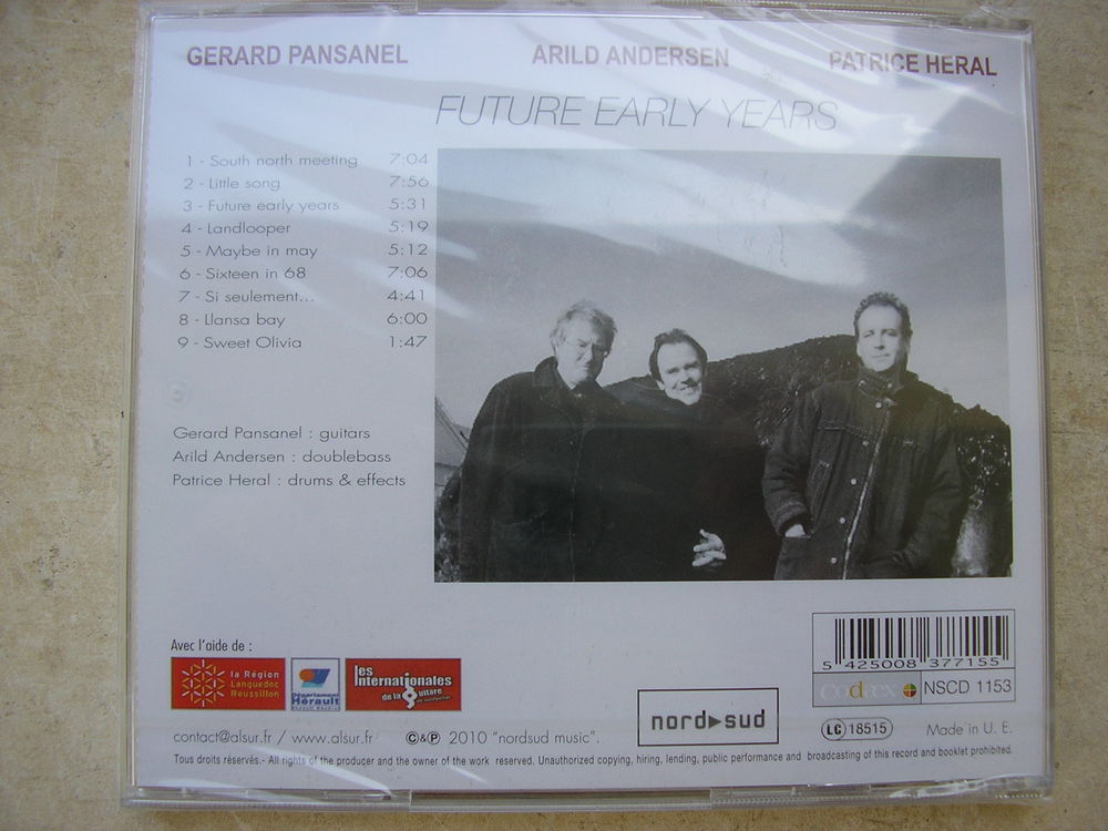CD G&eacute;rard Pansanel CD et vinyles