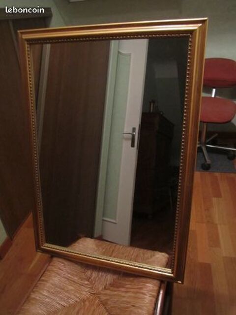 Trs grand miroir neuf tour bois dor 37 Mrignies (59)