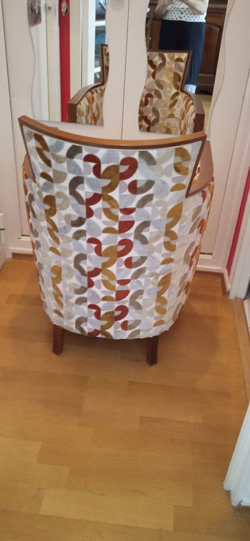 FAUTEUIL MODERNE A DOS DROIT NEUF Meubles