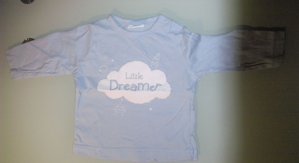Tee shirt manche longue gar&ccedil;on 0.40 euro 3 mois Puriculture