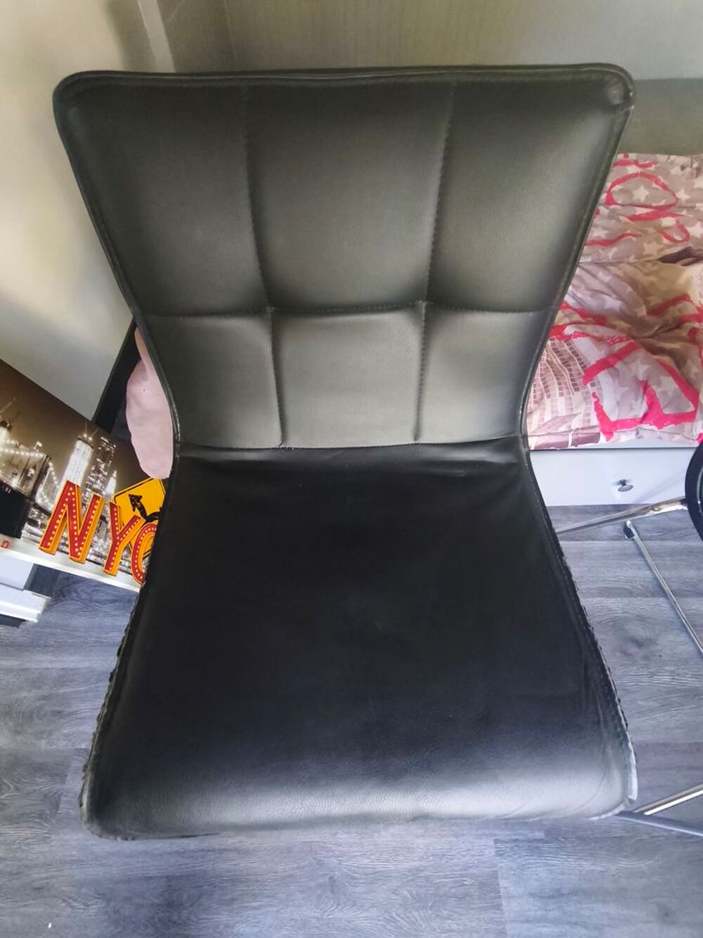 Lot de 2 Tabourets de bar noir Meubles