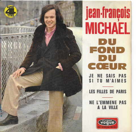 Vinyle 45 T , Jean-François MICHAEL 1970 6 Tours (37)