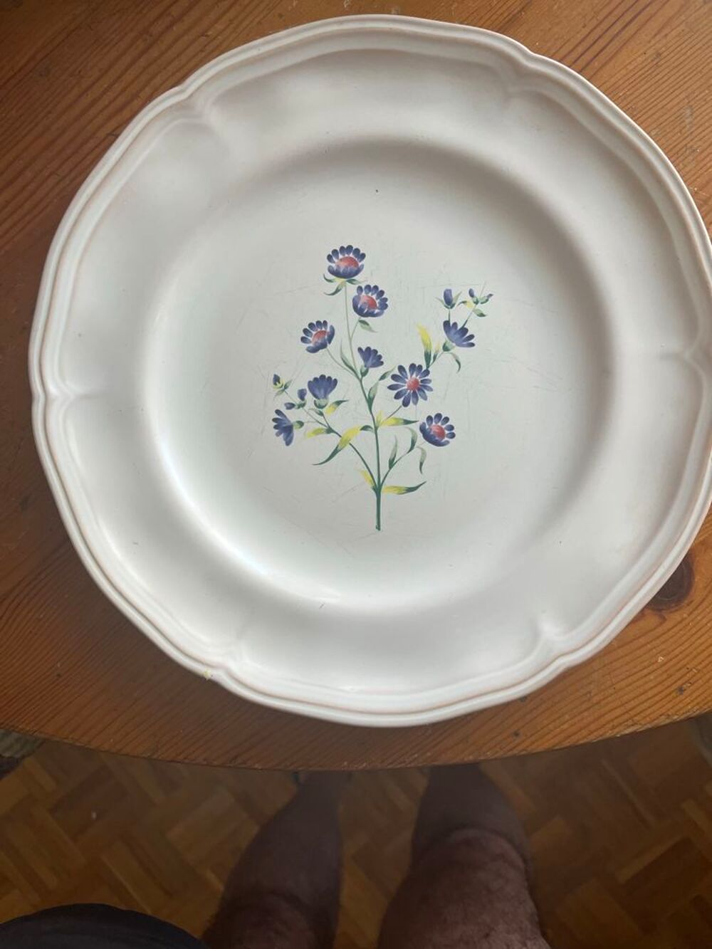 belles assiettes fabriqu&eacute;es &agrave; Gien Décoration