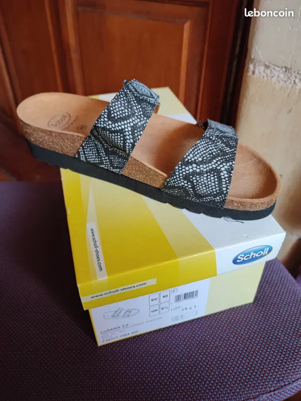 Mules SCHOLL mod&egrave;le LUSAKA 
BioPrint Chaussures