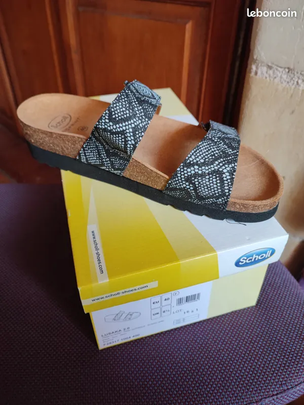 Mules SCHOLL mod&egrave;le LUSAKA 
BioPrint Chaussures
