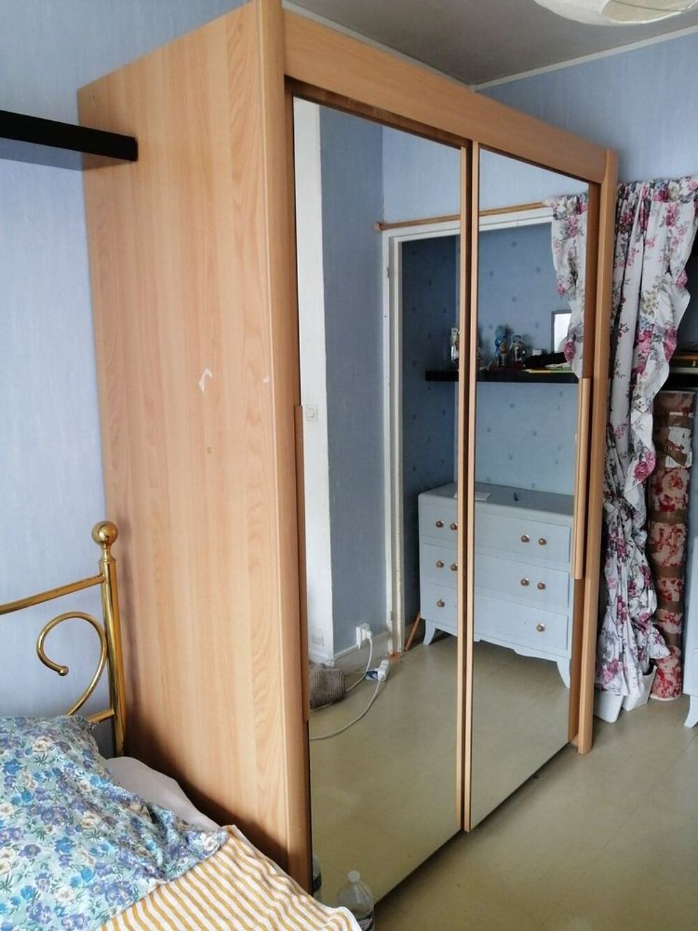 Armoire 2 portes miroir coulissantes Meubles
