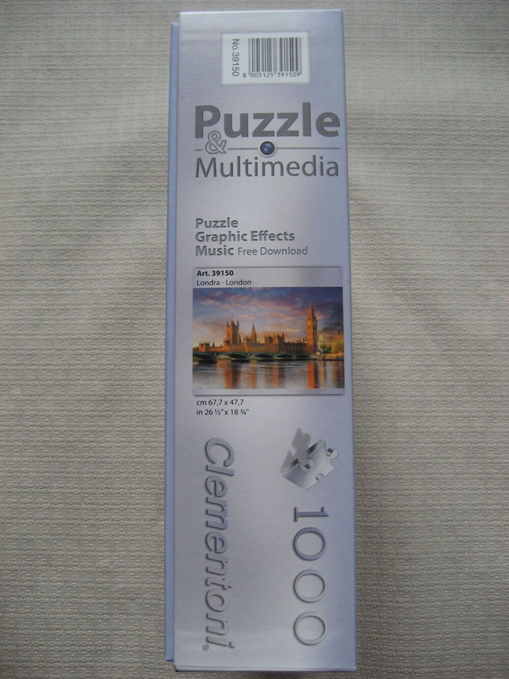 Puzzle 1000p &amp; multimedia Clementoni " London " , neuf Jeux / jouets