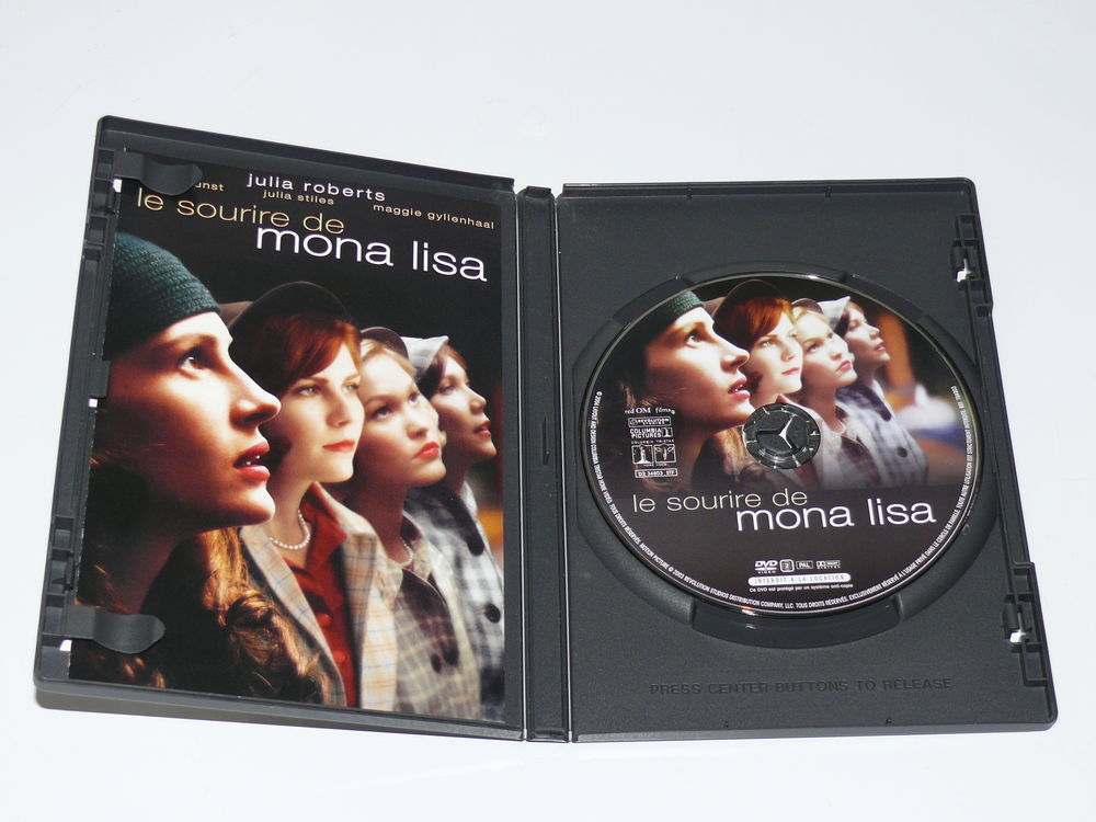 DVD : "Le sourire de Mona Lisa" DVD et blu-ray