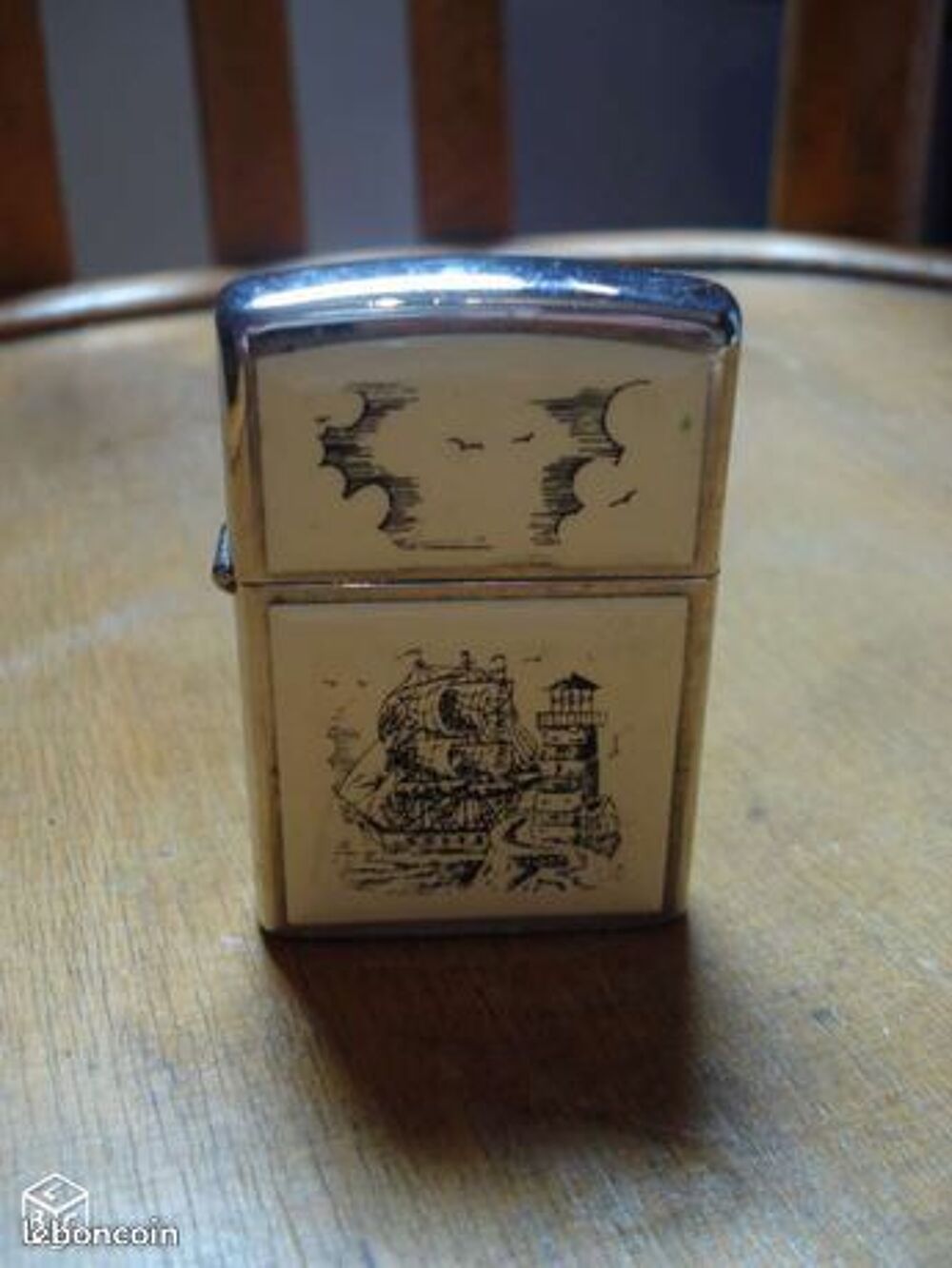 Briquet ZIPPO Bradford VIII Made In U. S.A. Navire Phare 