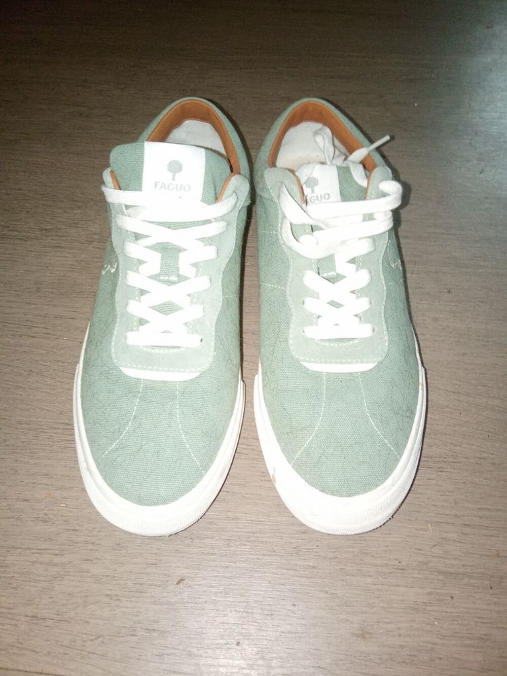 Snickers faguo T45 velour vert Chaussures