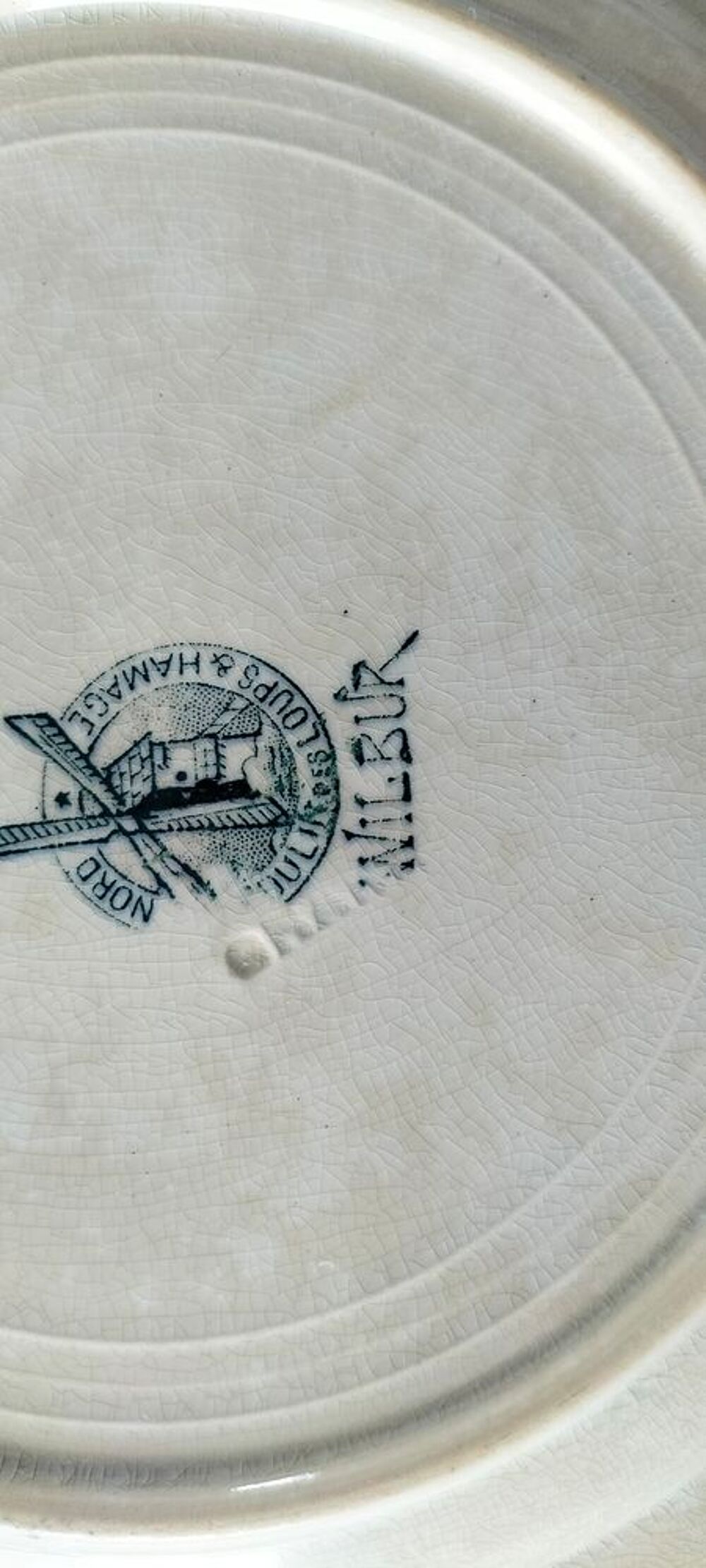 ASSIETTE NORD MOULIN DES LOUPS HAMAGE WILBUR 
