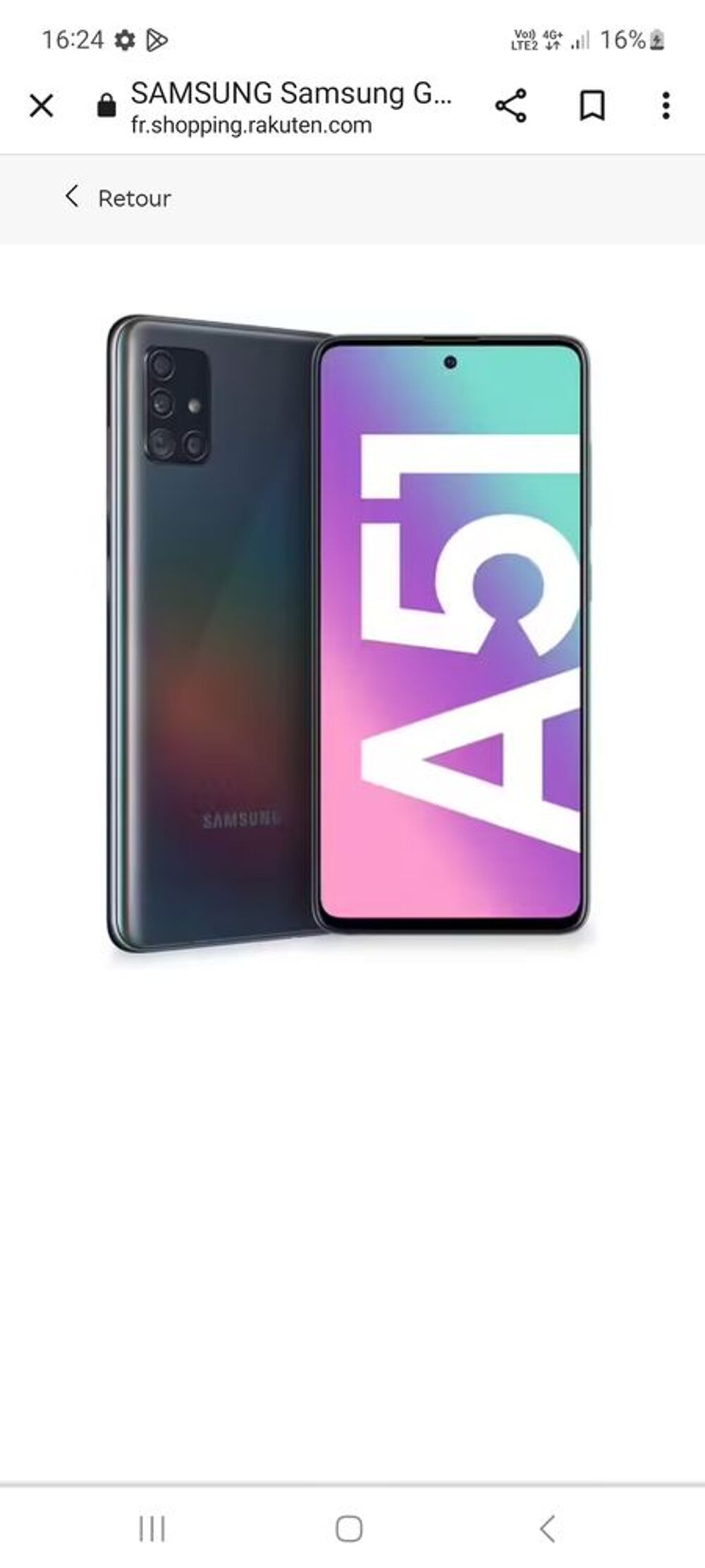Samsung galaxy A51 plus 2 batterie externe T�l�phones et tablettes