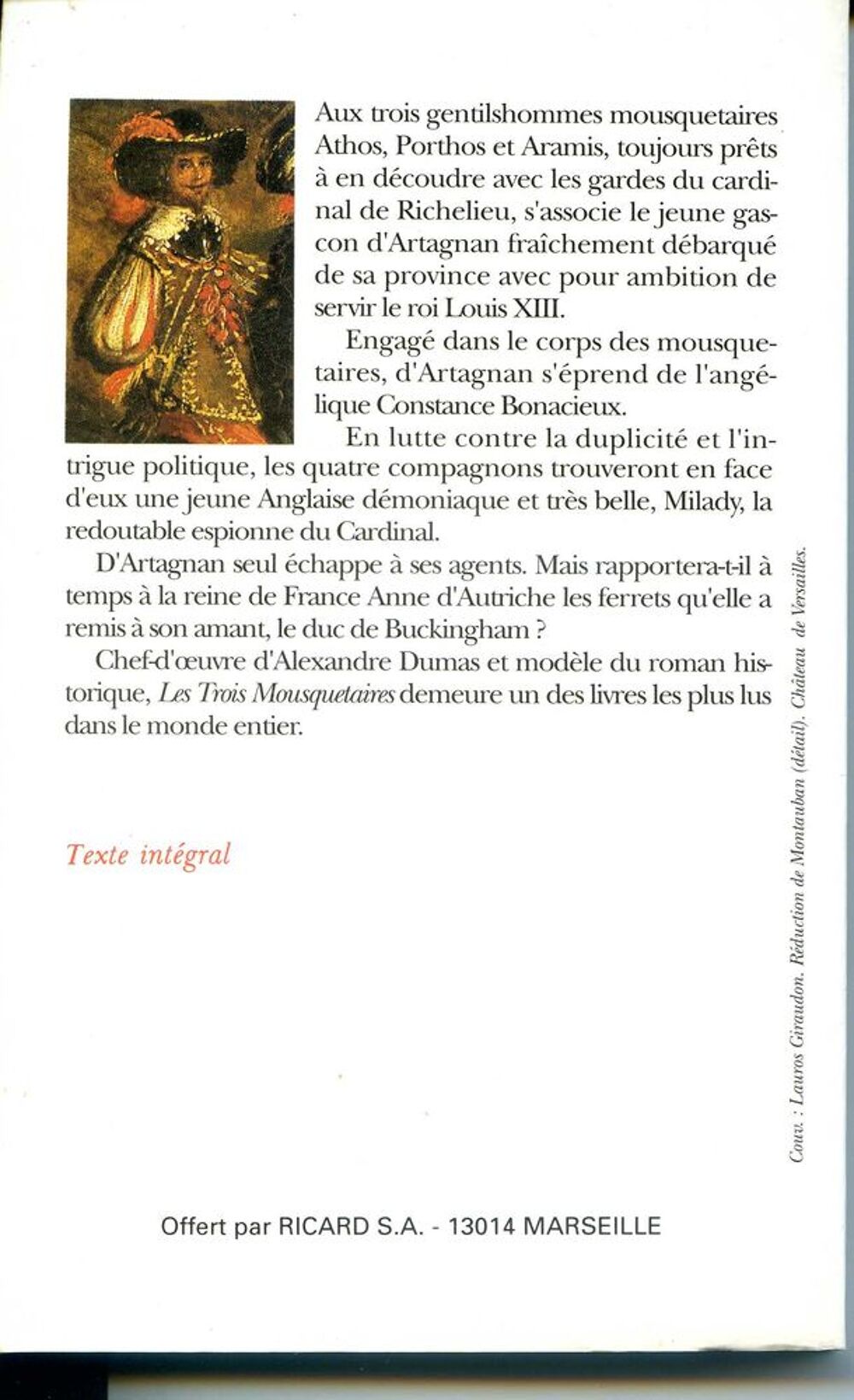 Les trois mousquetaires - Alexandre Dumas, Livres et BD