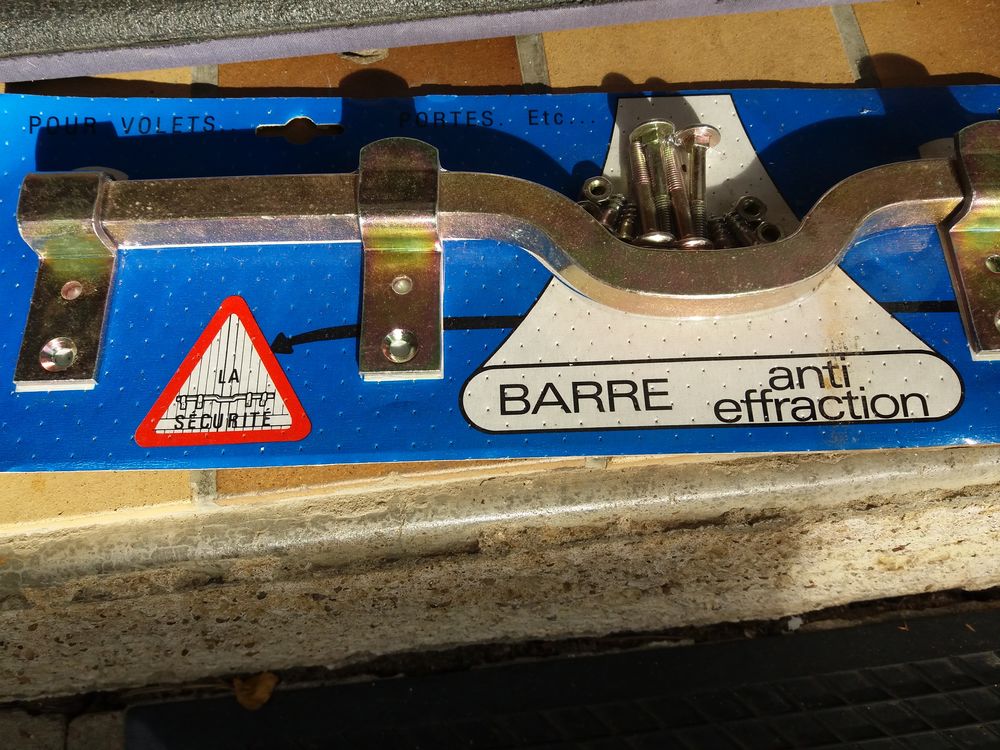 BARRES ANTI-EFFRACTION Bricolage