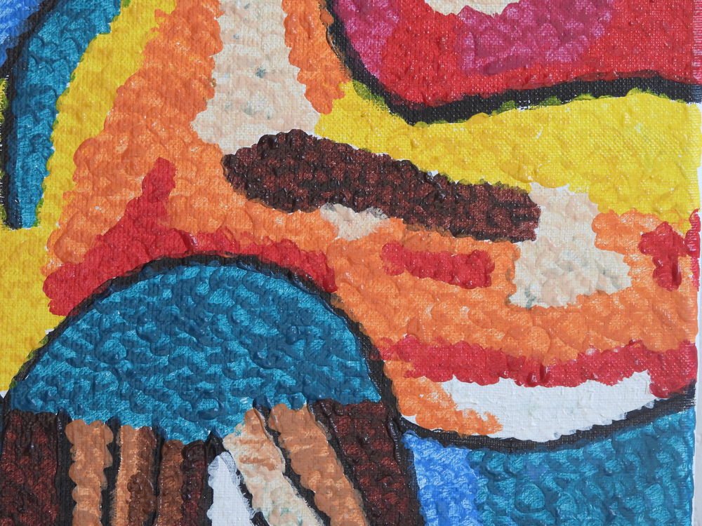 Tableau acrylique sur toile - L'entr&eacute;e du chapiteau Décoration