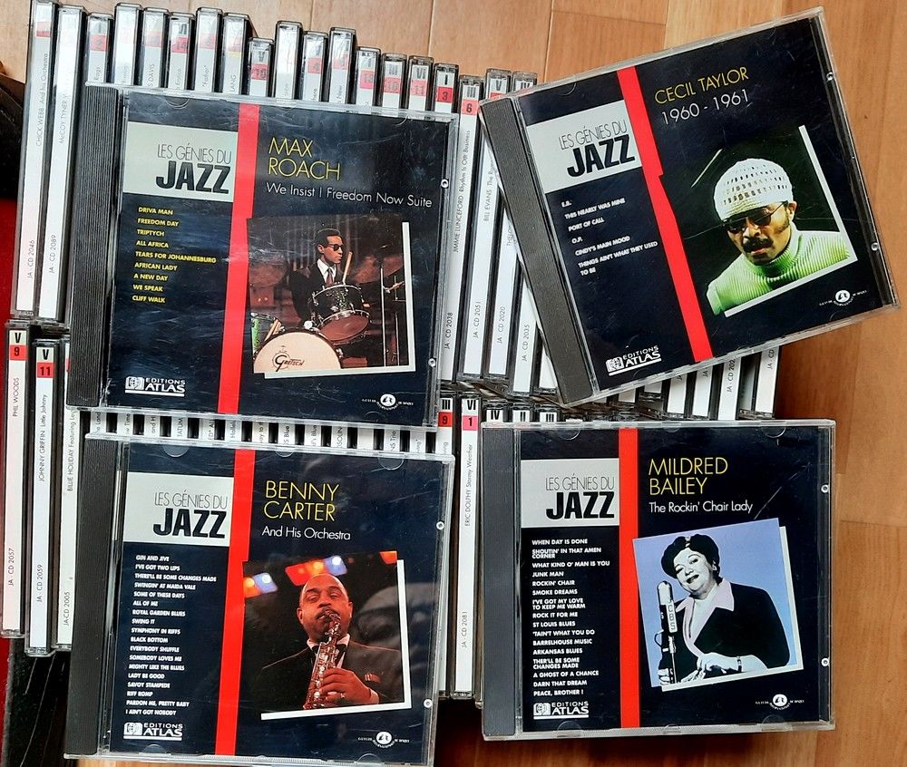 les g&eacute;nies du jazz - 59 CD CD et vinyles