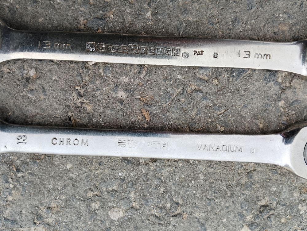 WURTH Cl&eacute; mixte &agrave; cliquet 72 dents 13 mm Bricolage