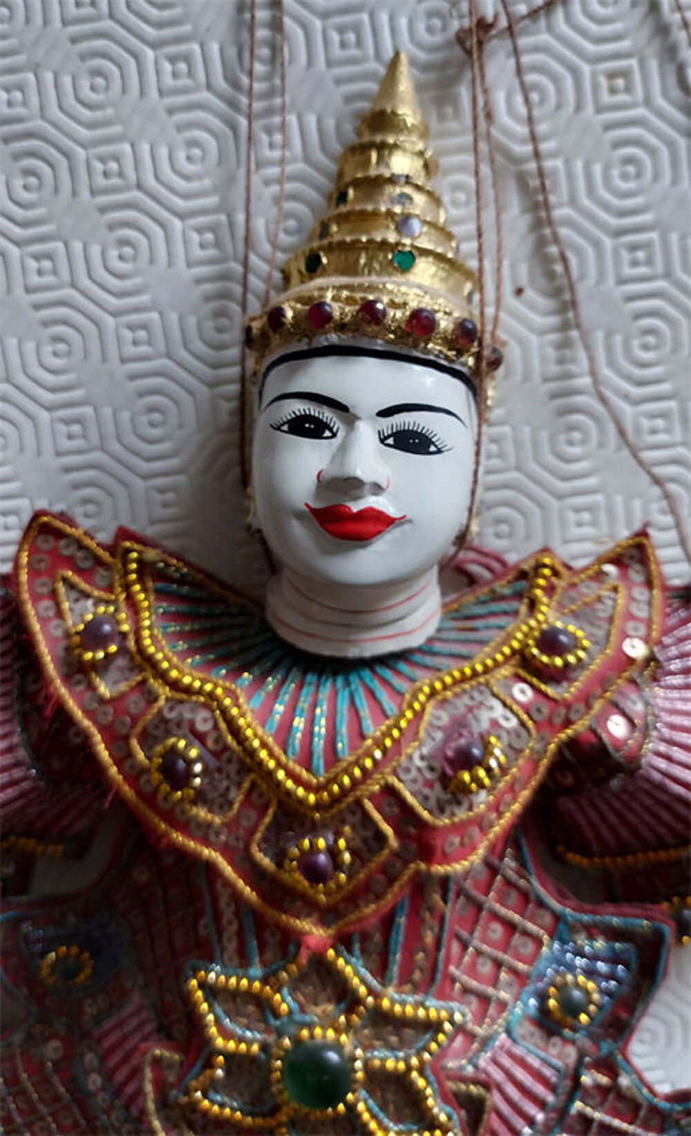 Marionnette en porcelaine Dcoration