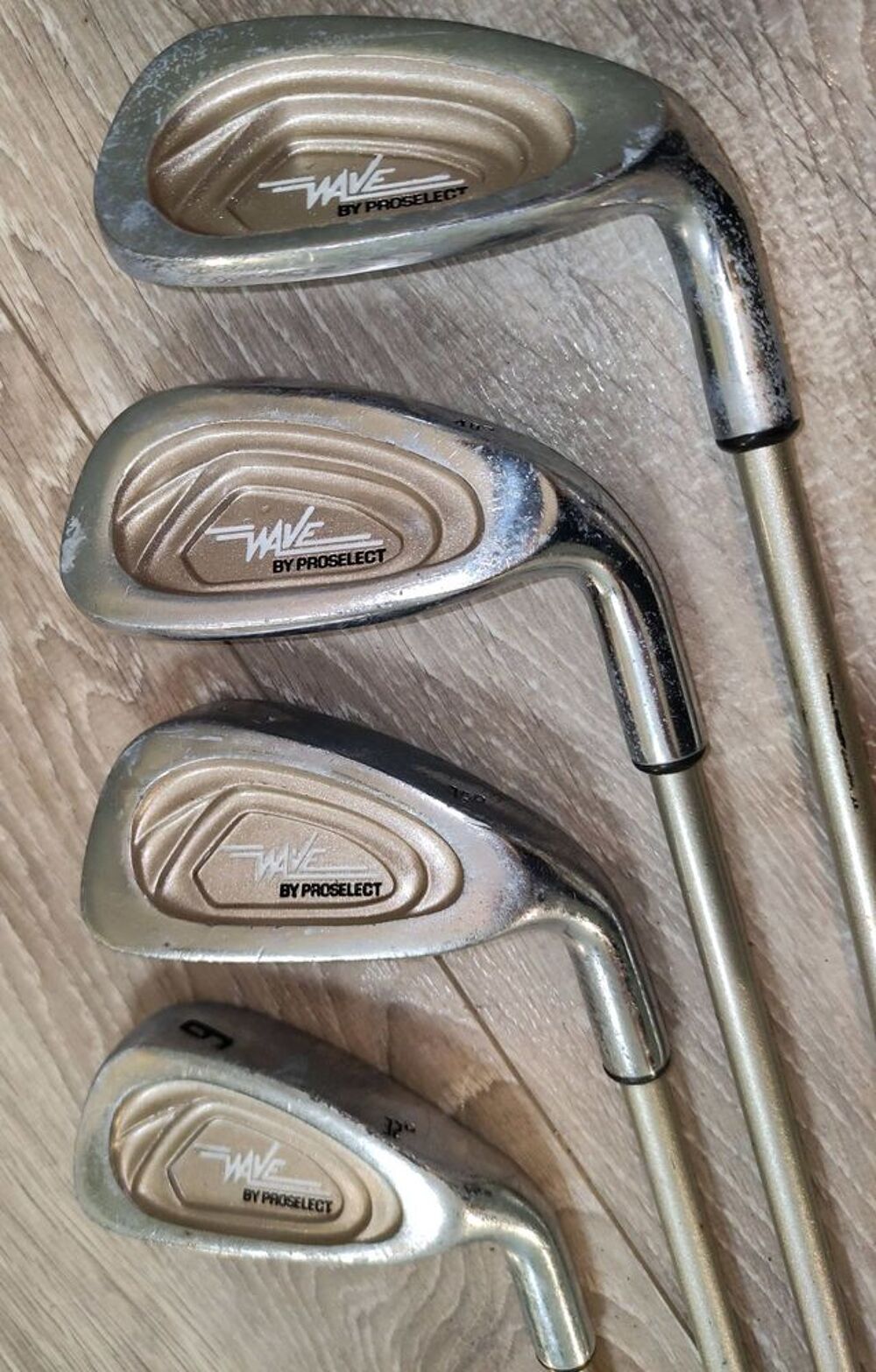 Demi-s&eacute;rie de Fers de Golf Wave by Proselect Graphite Femme Sports