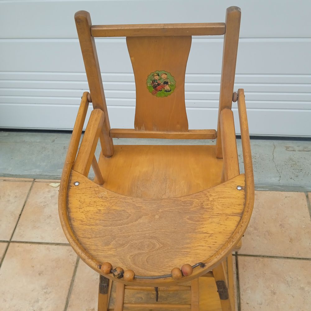 chaise haute vintage Mobilier enfants