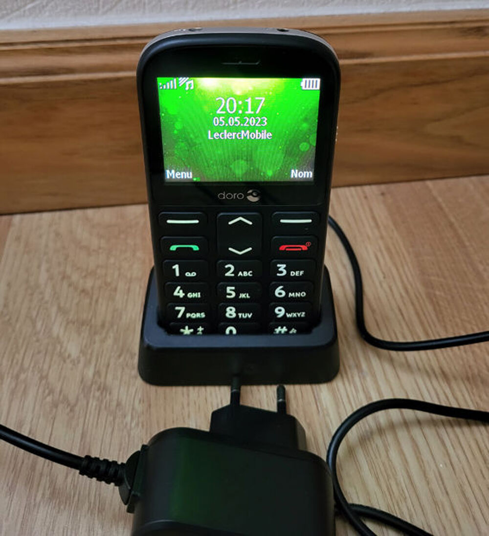 Doro 1360 Noir Téléphones et tablettes